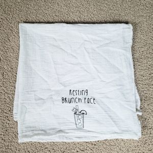 "Resting Brunch Face" Dish or Tea Towel